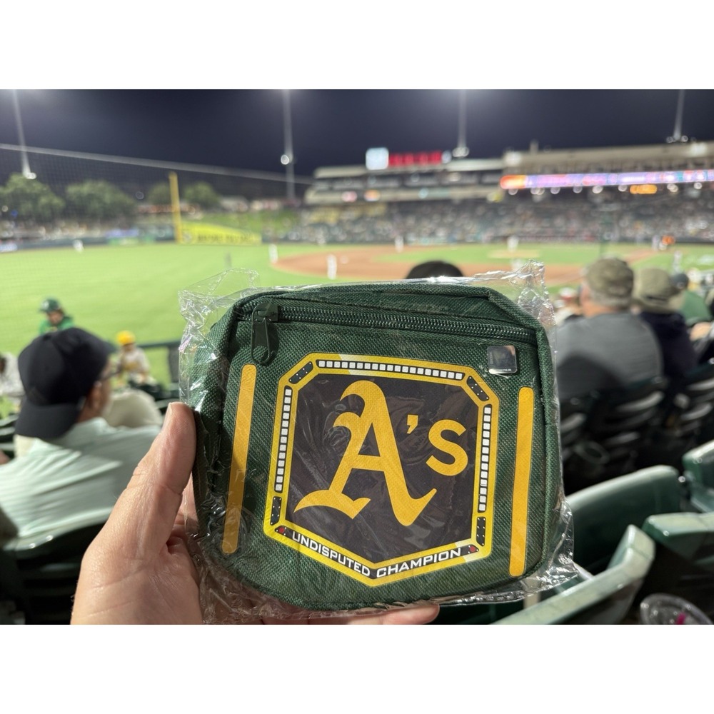 Sacramento A's Athletics WWE Championship Belt Fanny Pack SGA